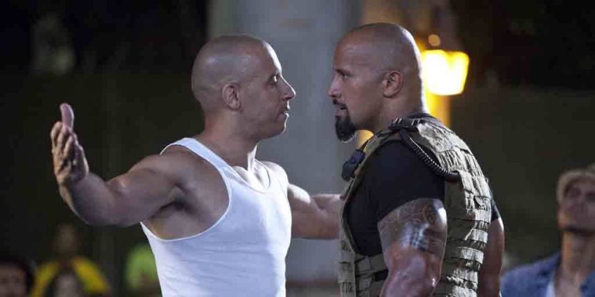 Por que se enfado The Rock con Vin Diesel